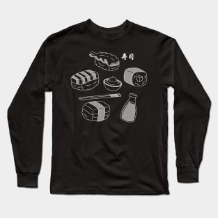 Minimalist Sushi Long Sleeve T-Shirt